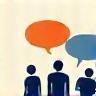 Icon representing discussion and strategy