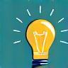 Icon representing creative spark and ideas